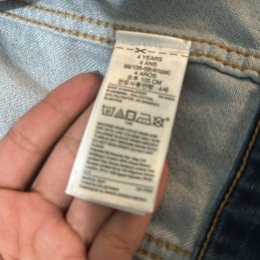 GAP Denim Jacket - size 4 years old Toddler - Picture 5 of 10